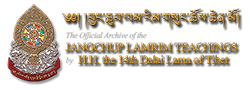 Jangchup Lamrim Logo